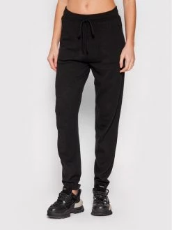 United Colors Of Benetton Γυναίκες Παντελόνια Φόρμας Παντελόνι φόρμας 1035P0107 Μαύρο Regular Fit Μαύρο