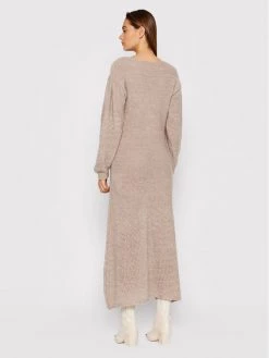 United Colors Of Benetton Γυναίκες Πλεκτά Φορέματα Φόρεμα υφασμάτινο 114UDV008 Μπεζ Relaxed Fit Μπεζ -United Colors Of Benetton Κατάστημα unnamed file 1675