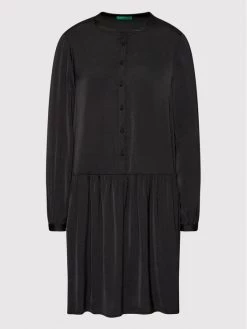 United Colors Of Benetton Γυναίκες Καθημερινά Φορέματα Φόρεμα καθημερινό 4RREDV00W Μαύρο Regular Fit Μαύρο -United Colors Of Benetton Κατάστημα unnamed file 1687