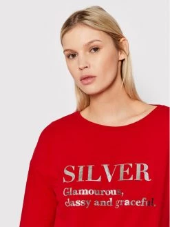 United Colors Of Benetton Γυναίκες Μπλούζες & Μπλουζάκια Πιτζάμας Μπλούζα πιτζάμας 37YW3M01P Κόκκινο Regular Fit Κόκκινο -United Colors Of Benetton Κατάστημα unnamed file 1721