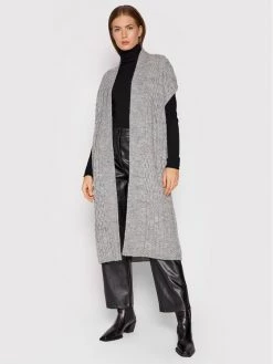 United Colors Of Benetton Γυναίκες Ζακέτες Ζακέτα 108YD600D Γκρι Regular Fit Γκρι