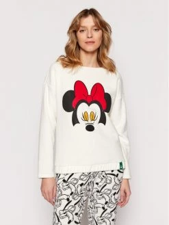 United Colors Of Benetton Γυναίκες Μπλούζες & Μπλουζάκια Πιτζάμας Μπλούζα πιτζάμας DISNEY 3F7B3M004 Μπεζ Regular Fit Μπεζ