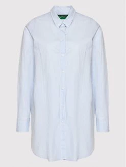 United Colors Of Benetton Γυναίκες Casual Πουκάμισα Πουκάμισο 5LNKDQ00R Μπλε Relaxed Fit Μπλε -United Colors Of Benetton Κατάστημα unnamed file 1789