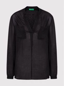 United Colors Of Benetton Γυναίκες Casual Πουκάμισα Πουκάμισο 563U5QCP3 Σκούρο μπλε Relaxed Fit Σκούρο μπλε -United Colors Of Benetton Κατάστημα unnamed file 1834