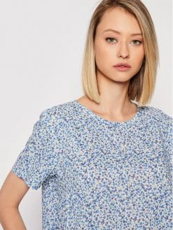 United Colors Of Benetton Γυναίκες Μπλουζάκια Μπλουζάκι 5OA95QBA4 Μπλε Regular Fit Μπλε -United Colors Of Benetton Κατάστημα unnamed file 1843