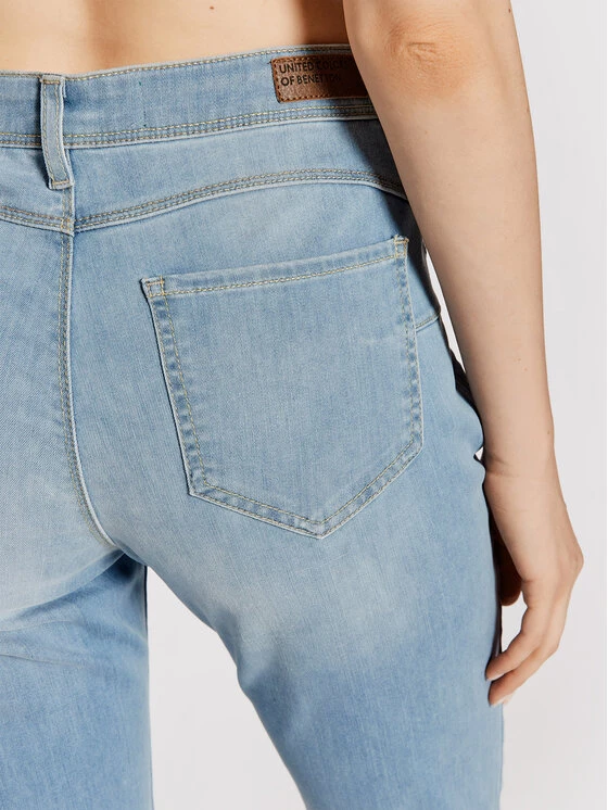 United Colors Of Benetton Γυναίκες Τζιν 4NF1574K5 Μπλε Skinny Fit Μπλε 4 United Colors Of Benetton Γυναίκες Τζιν 4NF1574K5 Μπλε Skinny Fit Μπλε - Image 4