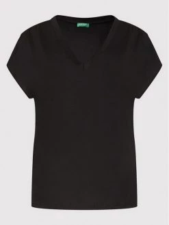 United Colors Of Benetton Γυναίκες T-shirts T-Shirt 3JDRE4267 Μαύρο Regular Fit Μαύρο -United Colors Of Benetton Κατάστημα unnamed file 1864