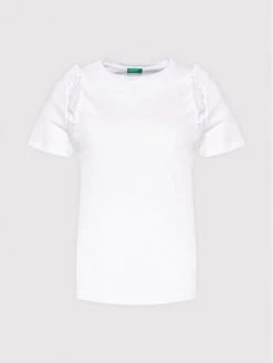 United Colors Of Benetton Γυναίκες T-shirts T-Shirt 3JDRE19I4 Λευκό Regular Fit Λευκό -United Colors Of Benetton Κατάστημα unnamed file 1894