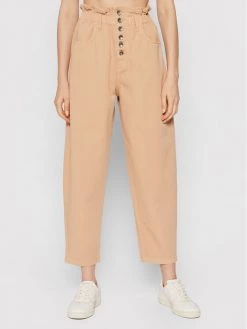 United Colors Of Benetton Κατάστημα 41 United Colors Of Benetton Γυναίκες Boyfriends Τζιν 4DUK57535 Μπεζ Relaxed Fit Μπεζ