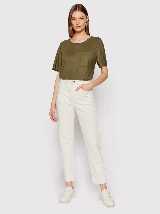 United Colors Of Benetton Γυναίκες T-shirts T-Shirt 3BVXE18A0 Πράσινο Relaxed Fit Πράσινο 2 United Colors Of Benetton Γυναίκες T-shirts T-Shirt 3BVXE18A0 Πράσινο Relaxed Fit Πράσινο - Image 2