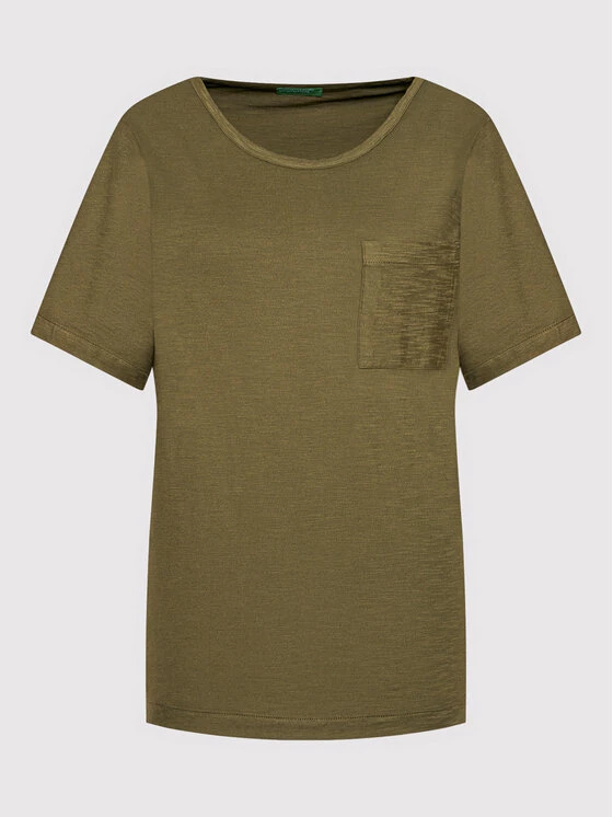 United Colors Of Benetton Γυναίκες T-shirts T-Shirt 3BVXE18A0 Πράσινο Relaxed Fit Πράσινο 5 United Colors Of Benetton Γυναίκες T-shirts T-Shirt 3BVXE18A0 Πράσινο Relaxed Fit Πράσινο - Image 5