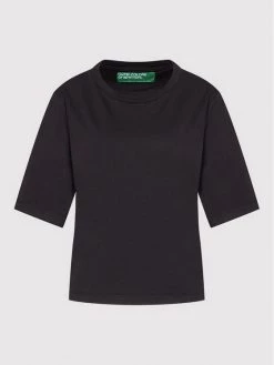 United Colors Of Benetton Γυναίκες T-shirts T-Shirt 3BL0E17G5 Μαύρο Boxy Fit Μαύρο -United Colors Of Benetton Κατάστημα unnamed file 1944