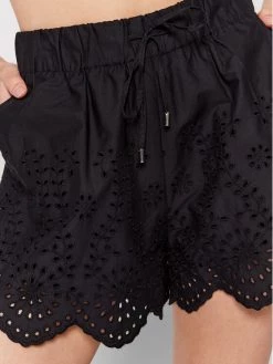 United Colors Of Benetton Γυναίκες Υφασμάτινα Σορτς Σορτς υφασμάτινο 43MCD9009 Μαύρο Regular Fit Μαύρο -United Colors Of Benetton Κατάστημα unnamed file 1988