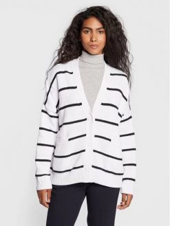 United Colors Of Benetton Γυναίκες Ζακέτες Ζακέτα 1040E600S Λευκό Regular Fit Λευκό