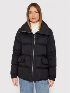 United Colors Of Benetton Γυναίκες Χειμωνιάτικα Μπουφάν Μπουφάν πουπουλένιο 25WU536T5 Μαύρο Regular Fit Μαύρο