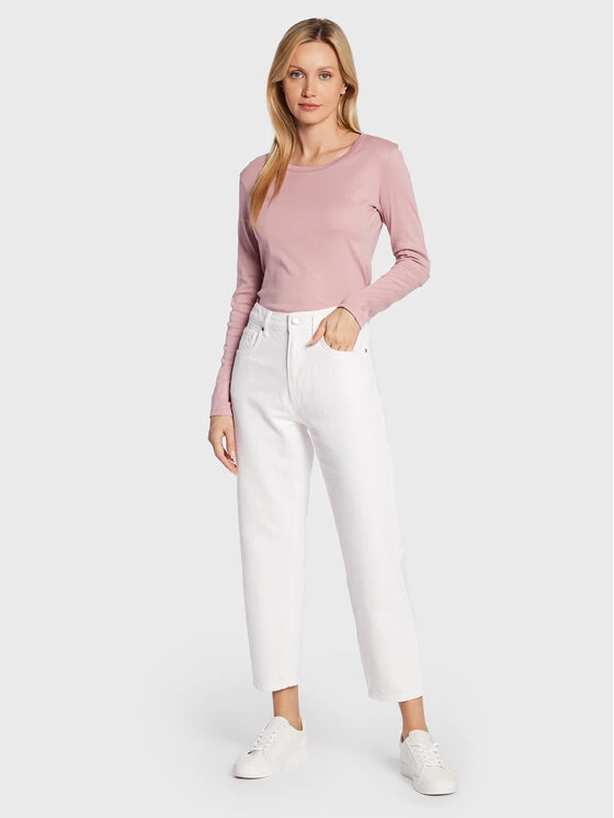 United Colors Of Benetton Γυναίκες Straight Leg Τζιν 4LYX575C3 Λευκό Mom Fit Λευκό 2 United Colors Of Benetton Γυναίκες Straight Leg Τζιν 4LYX575C3 Λευκό Mom Fit Λευκό - Image 2