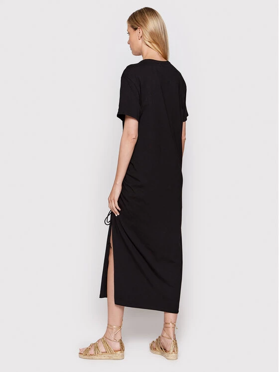 United Colors Of Benetton Γυναίκες Καθημερινά Φορέματα Φόρεμα καθημερινό 3BL0DV008 Μαύρο Regular Fit Μαύρο 3 United Colors Of Benetton Γυναίκες Καθημερινά Φορέματα Φόρεμα καθημερινό 3BL0DV008 Μαύρο Regular Fit Μαύρο - Image 3