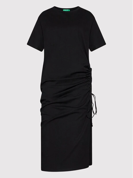 United Colors Of Benetton Γυναίκες Καθημερινά Φορέματα Φόρεμα καθημερινό 3BL0DV008 Μαύρο Regular Fit Μαύρο 5 United Colors Of Benetton Γυναίκες Καθημερινά Φορέματα Φόρεμα καθημερινό 3BL0DV008 Μαύρο Regular Fit Μαύρο - Image 5