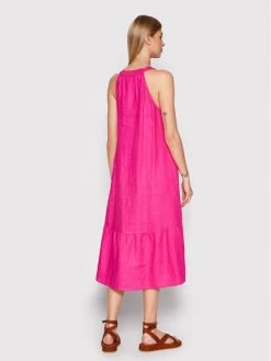 United Colors Of Benetton Γυναίκες Καλοκαιρινά Φορέματα Φόρεμα καλοκαιρινό 4AGHDV01J Ροζ Regular Fit Ροζ -United Colors Of Benetton Κατάστημα unnamed file 2149