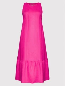 United Colors Of Benetton Γυναίκες Καλοκαιρινά Φορέματα Φόρεμα καλοκαιρινό 4AGHDV01J Ροζ Regular Fit Ροζ -United Colors Of Benetton Κατάστημα unnamed file 2151