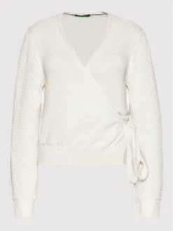 United Colors Of Benetton Γυναίκες Ζακέτες Ζακέτα 105FD6009 Λευκό Regular Fit Λευκό -United Colors Of Benetton Κατάστημα unnamed file 2213