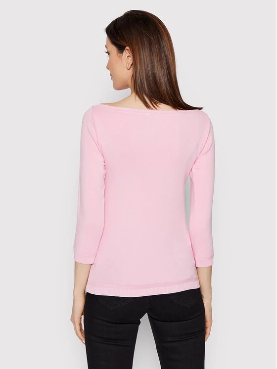 United Colors Of Benetton Γυναίκες Πουλόβερ 1091D1M09 Ροζ Regular Fit Ροζ 3 United Colors Of Benetton Γυναίκες Πουλόβερ 1091D1M09 Ροζ Regular Fit Ροζ - Image 3