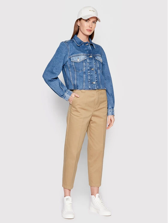 United Colors Of Benetton Γυναίκες Τζιν Μπουφάν Τζιν μπουφάν 2H3VDN006 Μπλε Regular Fit Μπλε 2 United Colors Of Benetton Γυναίκες Τζιν Μπουφάν Τζιν μπουφάν 2H3VDN006 Μπλε Regular Fit Μπλε - Image 2