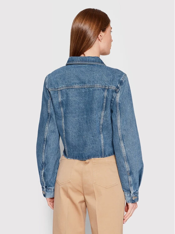 United Colors Of Benetton Γυναίκες Τζιν Μπουφάν Τζιν μπουφάν 2H3VDN006 Μπλε Regular Fit Μπλε 3 United Colors Of Benetton Γυναίκες Τζιν Μπουφάν Τζιν μπουφάν 2H3VDN006 Μπλε Regular Fit Μπλε - Image 3