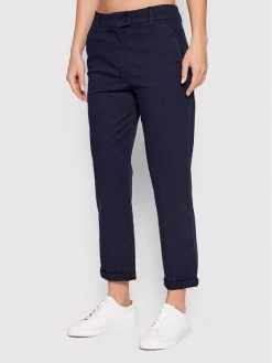 United Colors Of Benetton Γυναίκες Παντελόνια Chinos Παντελόνι Chino 4GD7DF007 Σκούρο μπλε Regular Fit Σκούρο μπλε