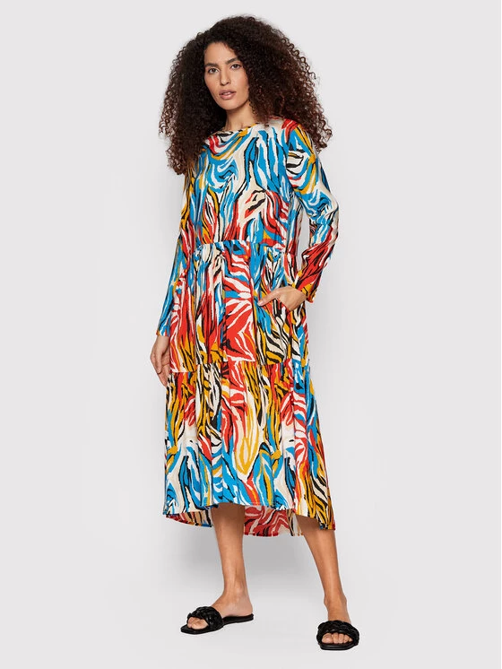 United Colors Of Benetton Γυναίκες Καθημερινά Φορέματα Φόρεμα καθημερινό 4G3QDV00E Έγχρωμο Regular Fit Έγχρωμο 2 United Colors Of Benetton Γυναίκες Καθημερινά Φορέματα Φόρεμα καθημερινό 4G3QDV00E Έγχρωμο Regular Fit Έγχρωμο - Image 2