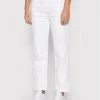 United Colors Of Benetton Γυναίκες Straight Leg Τζιν 4K3D575C3 Λευκό Regular Fit Λευκό