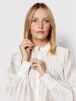 United Colors Of Benetton Γυναίκες Casual Πουκάμισα Πουκάμισο 52GYDQ003 Λευκό Relaxed Fit Λευκό -United Colors Of Benetton Κατάστημα unnamed file 2313