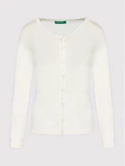 United Colors Of Benetton Γυναίκες Ζακέτες Ζακέτα 102MD5592 Λευκό Regular Fit Λευκό -United Colors Of Benetton Κατάστημα unnamed file 2338