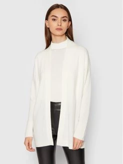 United Colors Of Benetton Γυναίκες Ζακέτες Ζακέτα 1035D6931 Λευκό Regular Fit Λευκό