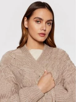 United Colors Of Benetton Γυναίκες Ζακέτες Ζακέτα 114UDN002 Μπεζ Relaxed Fit Μπεζ -United Colors Of Benetton Κατάστημα unnamed file 2347