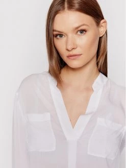 United Colors Of Benetton Γυναίκες Casual Πουκάμισα Πουκάμισο 563U5QCP3 Λευκό Relaxed Fit Λευκό -United Colors Of Benetton Κατάστημα unnamed file 2367