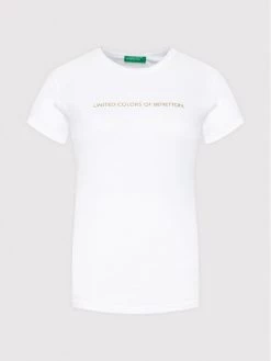 United Colors Of Benetton Γυναίκες T-shirts T-Shirt 3GA2E16A2 Λευκό Regular Fit Λευκό -United Colors Of Benetton Κατάστημα unnamed file 2378
