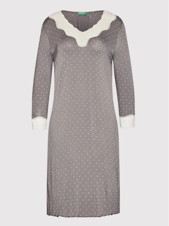 United Colors Of Benetton Γυναίκες Νυχτικά & Μεσοφόρια Νυχτικό 393X3C277 Γκρι Regular Fit Γκρι 5 United Colors Of Benetton Γυναίκες Νυχτικά & Μεσοφόρια Νυχτικό 393X3C277 Γκρι Regular Fit Γκρι - Image 5