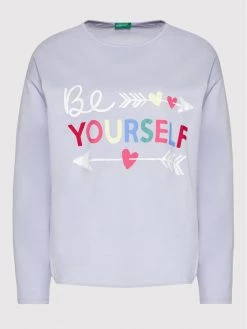 United Colors Of Benetton Γυναίκες Μπλούζες & Μπλουζάκια Πιτζάμας Μπλούζα πιτζάμας 30963M00U Μωβ Relaxed Fit Μωβ -United Colors Of Benetton Κατάστημα unnamed file 2411