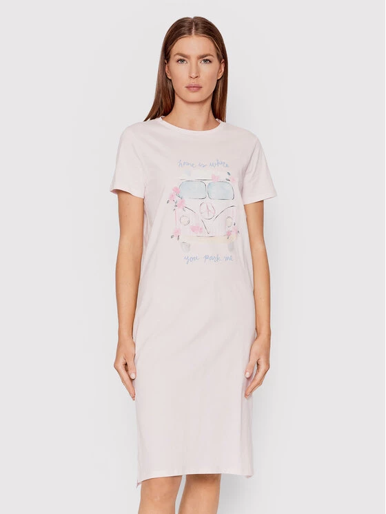 United Colors Of Benetton Γυναίκες Νυχτικά & Μεσοφόρια Νυχτικό 30963C00A Ροζ Regular Fit Ροζ 1 United Colors Of Benetton Γυναίκες Νυχτικά & Μεσοφόρια Νυχτικό 30963C00A Ροζ Regular Fit Ροζ
