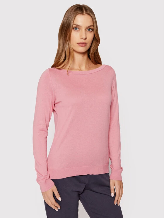 United Colors Of Benetton Γυναίκες Πουλόβερ 102MD1O02 Ροζ Regular Fit Ροζ 1 United Colors Of Benetton Γυναίκες Πουλόβερ 102MD1O02 Ροζ Regular Fit Ροζ