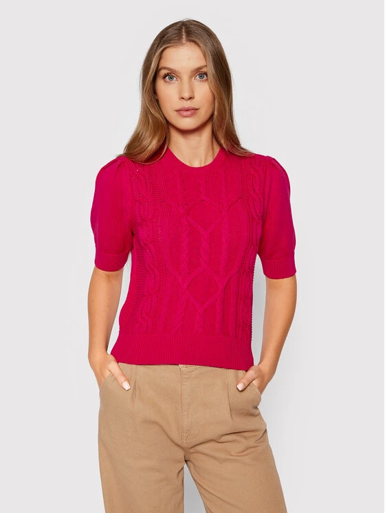 United Colors Of Benetton Γυναίκες Πουλόβερ 101TD100N Ροζ Regular Fit Ροζ 1 United Colors Of Benetton Γυναίκες Πουλόβερ 101TD100N Ροζ Regular Fit Ροζ