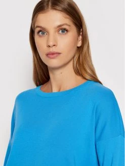 United Colors Of Benetton Γυναίκες Πουλόβερ 1091D100E Μπλε Loose Fit Μπλε -United Colors Of Benetton Κατάστημα unnamed file 2441