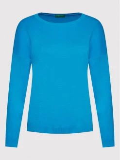 United Colors Of Benetton Γυναίκες Πουλόβερ 1091D100E Μπλε Loose Fit Μπλε -United Colors Of Benetton Κατάστημα unnamed file 2442