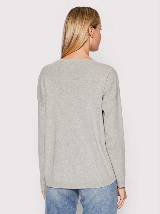 United Colors Of Benetton Γυναίκες Πουλόβερ 1091D100E Γκρι Relaxed Fit Γκρι 3 United Colors Of Benetton Γυναίκες Πουλόβερ 1091D100E Γκρι Relaxed Fit Γκρι - Image 3
