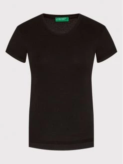 United Colors Of Benetton Γυναίκες T-shirts T-Shirt 1091D1M10 Μαύρο Regular Fit Μαύρο -United Colors Of Benetton Κατάστημα unnamed file 2452