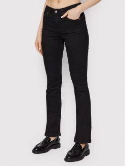 United Colors Of Benetton Γυναίκες Straight Leg Τζιν 4NF1574K4 Μαύρο Regular Fit Μαύρο