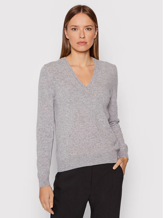 United Colors Of Benetton Γυναίκες Πουλόβερ 1002D4488 Γκρι Regular Fit Γκρι 1 United Colors Of Benetton Γυναίκες Πουλόβερ 1002D4488 Γκρι Regular Fit Γκρι