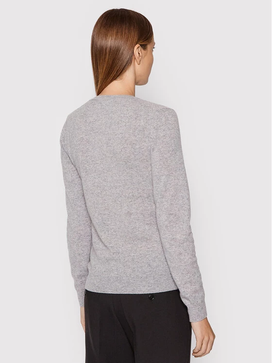 United Colors Of Benetton Γυναίκες Πουλόβερ 1002D4488 Γκρι Regular Fit Γκρι 3 United Colors Of Benetton Γυναίκες Πουλόβερ 1002D4488 Γκρι Regular Fit Γκρι - Image 3