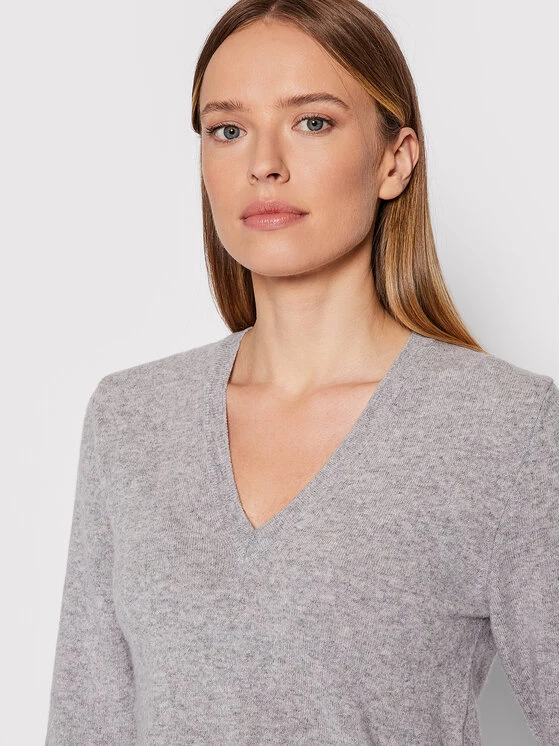 United Colors Of Benetton Γυναίκες Πουλόβερ 1002D4488 Γκρι Regular Fit Γκρι 4 United Colors Of Benetton Γυναίκες Πουλόβερ 1002D4488 Γκρι Regular Fit Γκρι - Image 4